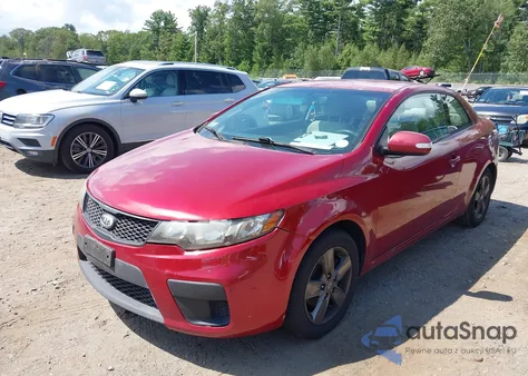 2010 Kia Forte Koup Ex from USA, damaged, VIN KNAFU6A21A5168233